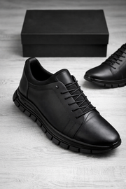 Steffen | Leather Lace-Up Shoes