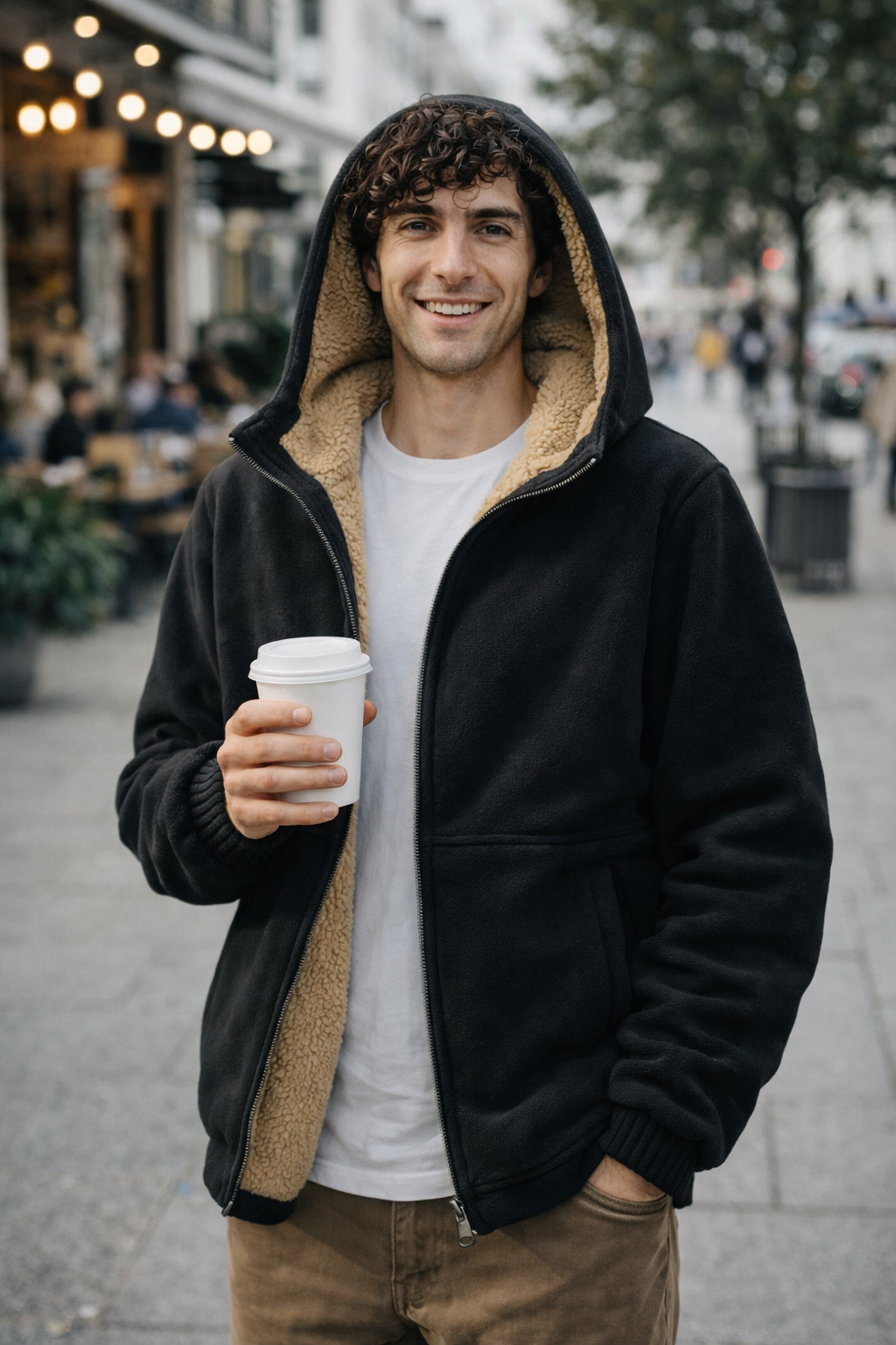 Men's Sherpa Fleece Jacket