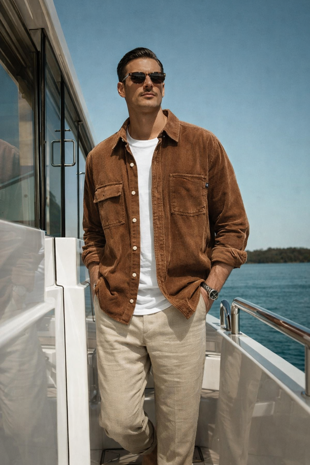 Aydin | Long Sleeve Shirt with Pockets