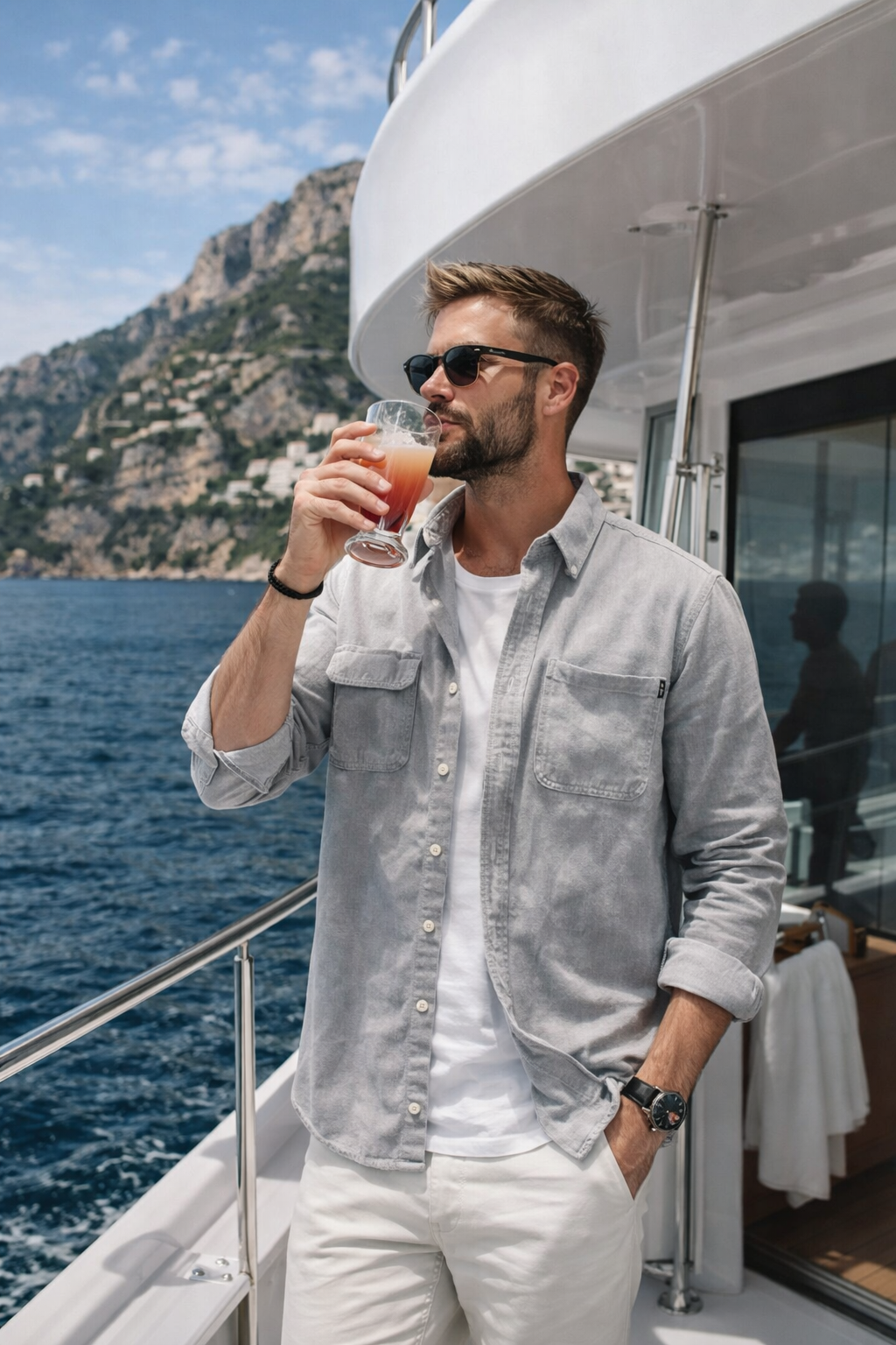 Aydin | Long Sleeve Shirt with Pockets