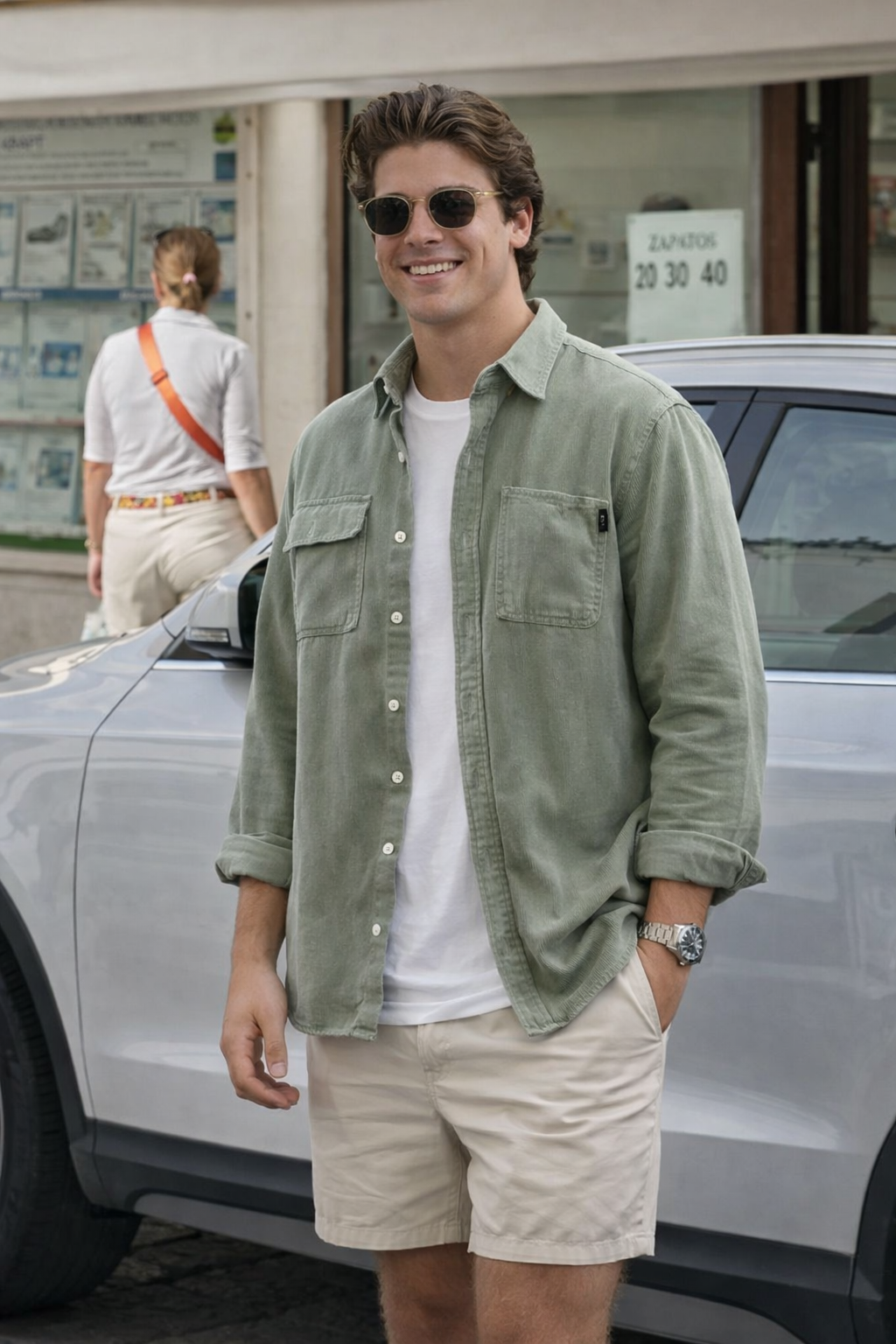 Aydin | Long Sleeve Shirt with Pockets