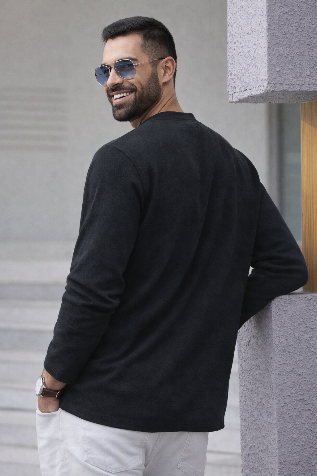 Brogan | Long-Sleeve Henley Shirt with Comfortable Fit