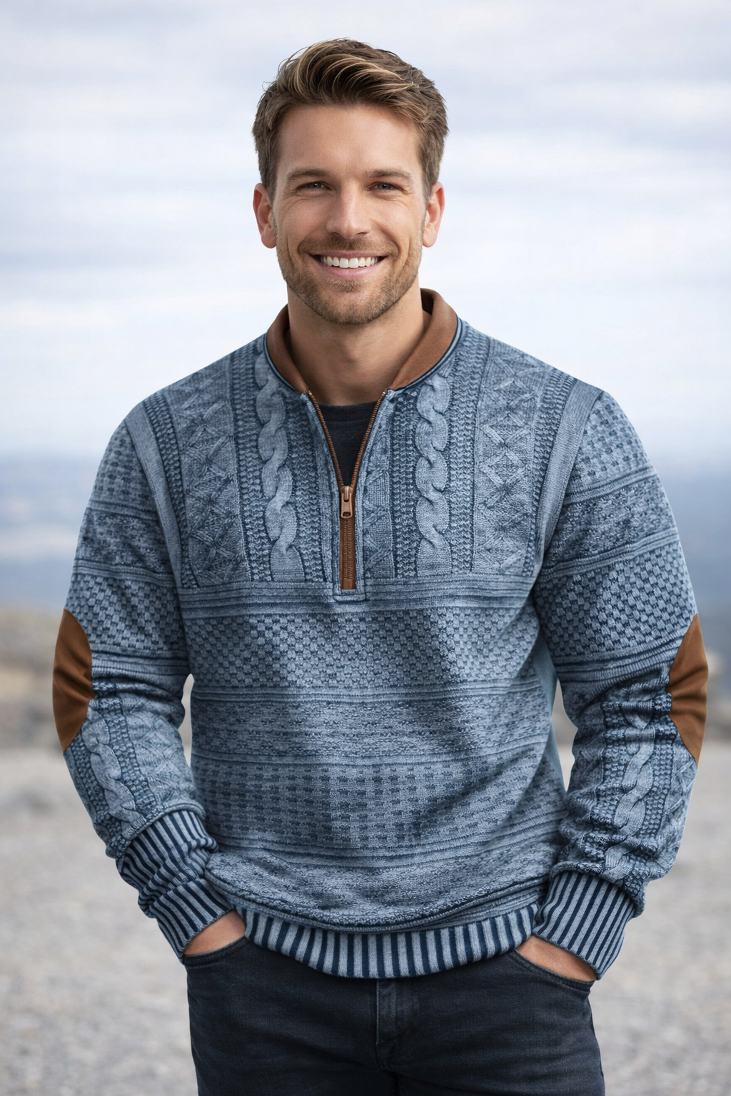 BOSSHARD | Sweater with Zipper Detail