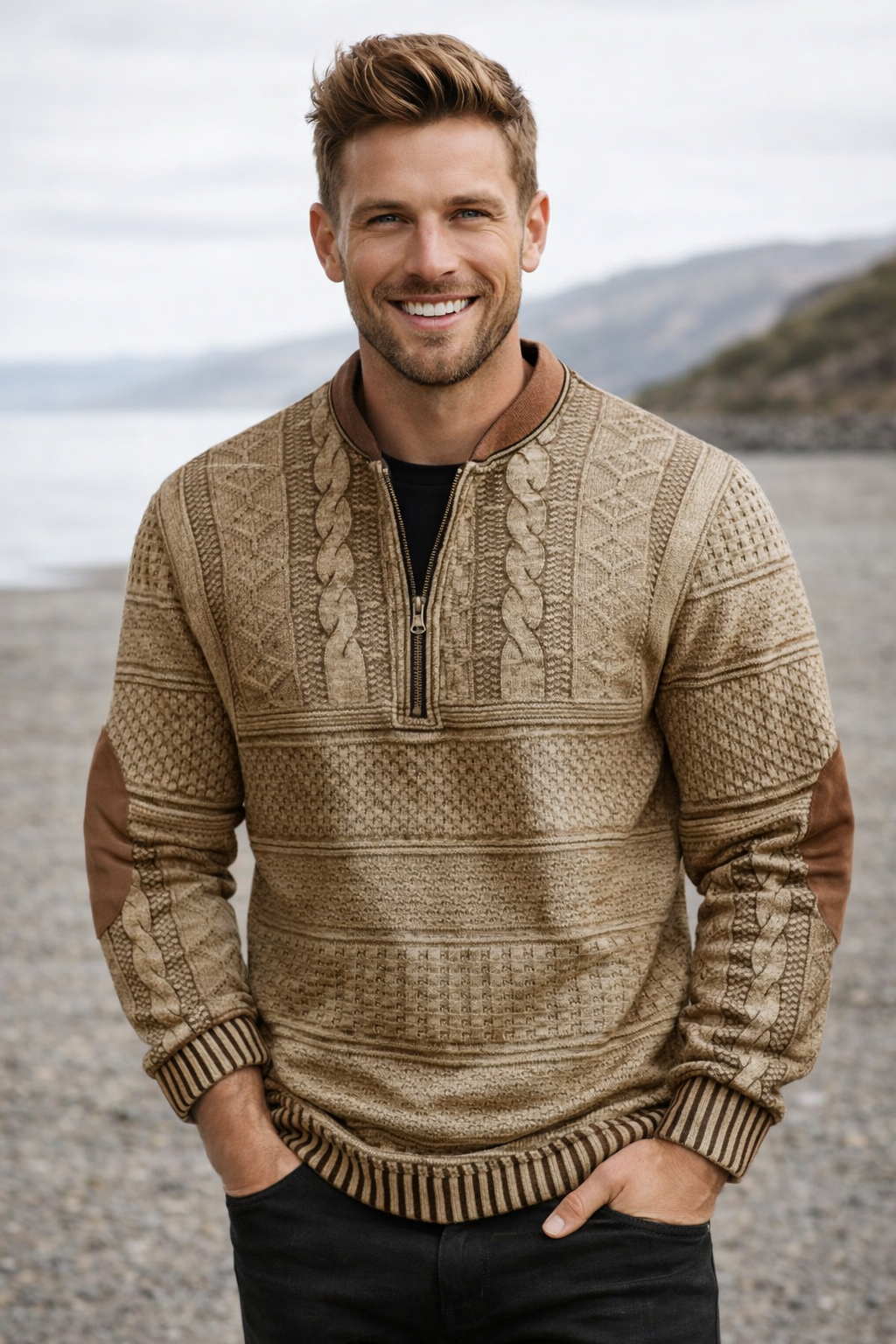BOSSHARD | Sweater with Zipper Detail