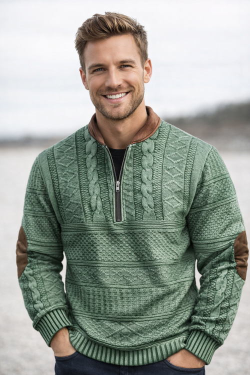BOSSHARD | Sweater with Zipper Detail