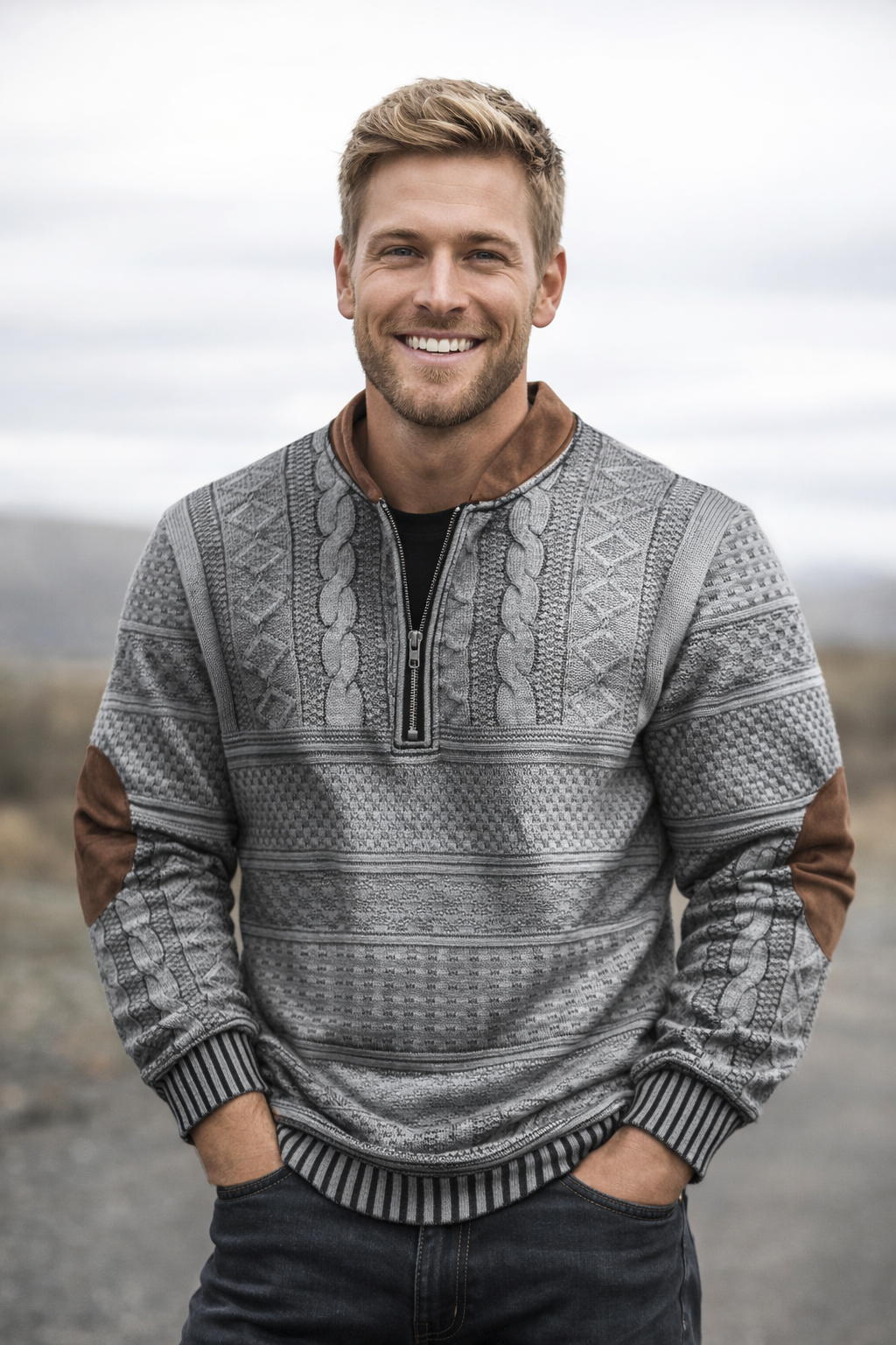 BOSSHARD | Sweater with Zipper Detail