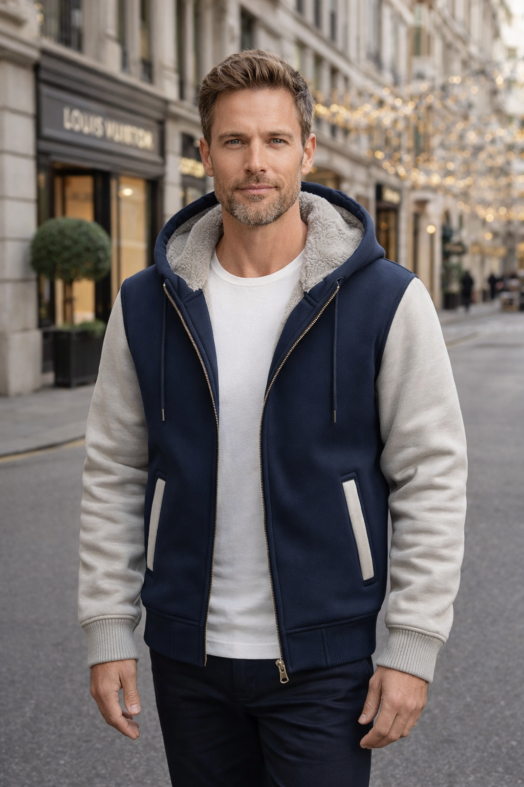 Roque - Structured Jacket with Hood and Zipper