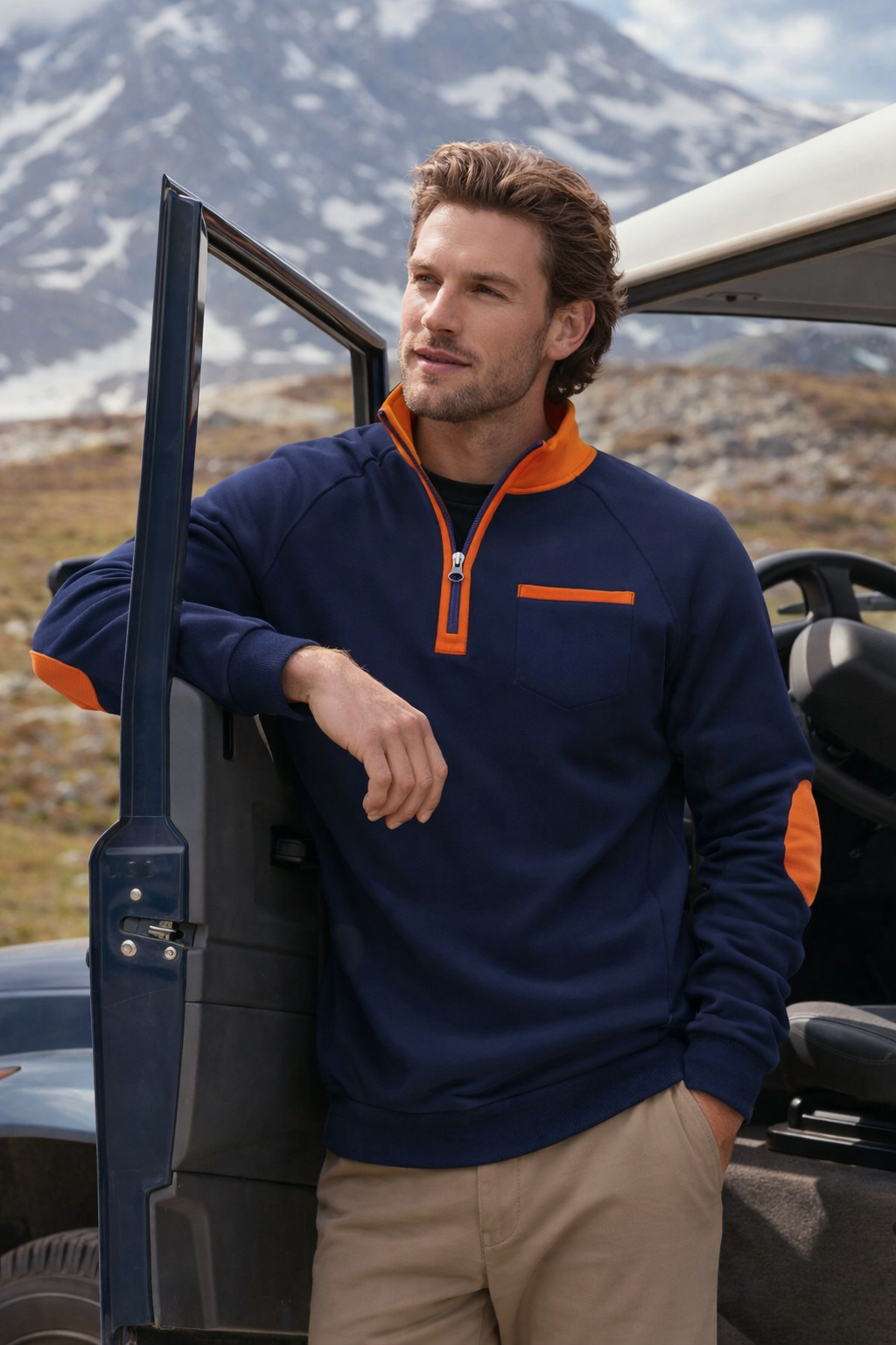 Lovas | Men's Pullover with Half-Zip
