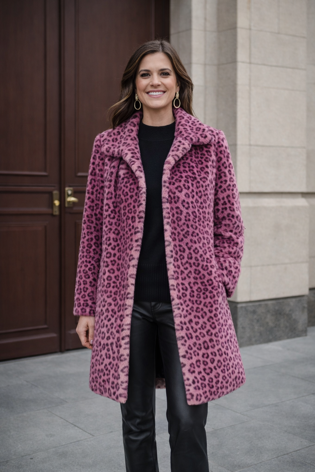 Lima | Leopard Print Midi Jacket