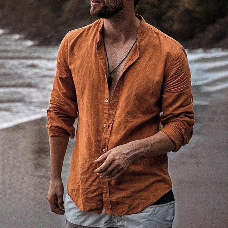 Remo | Relaxed Long Sleeve Shirt Made of Linen