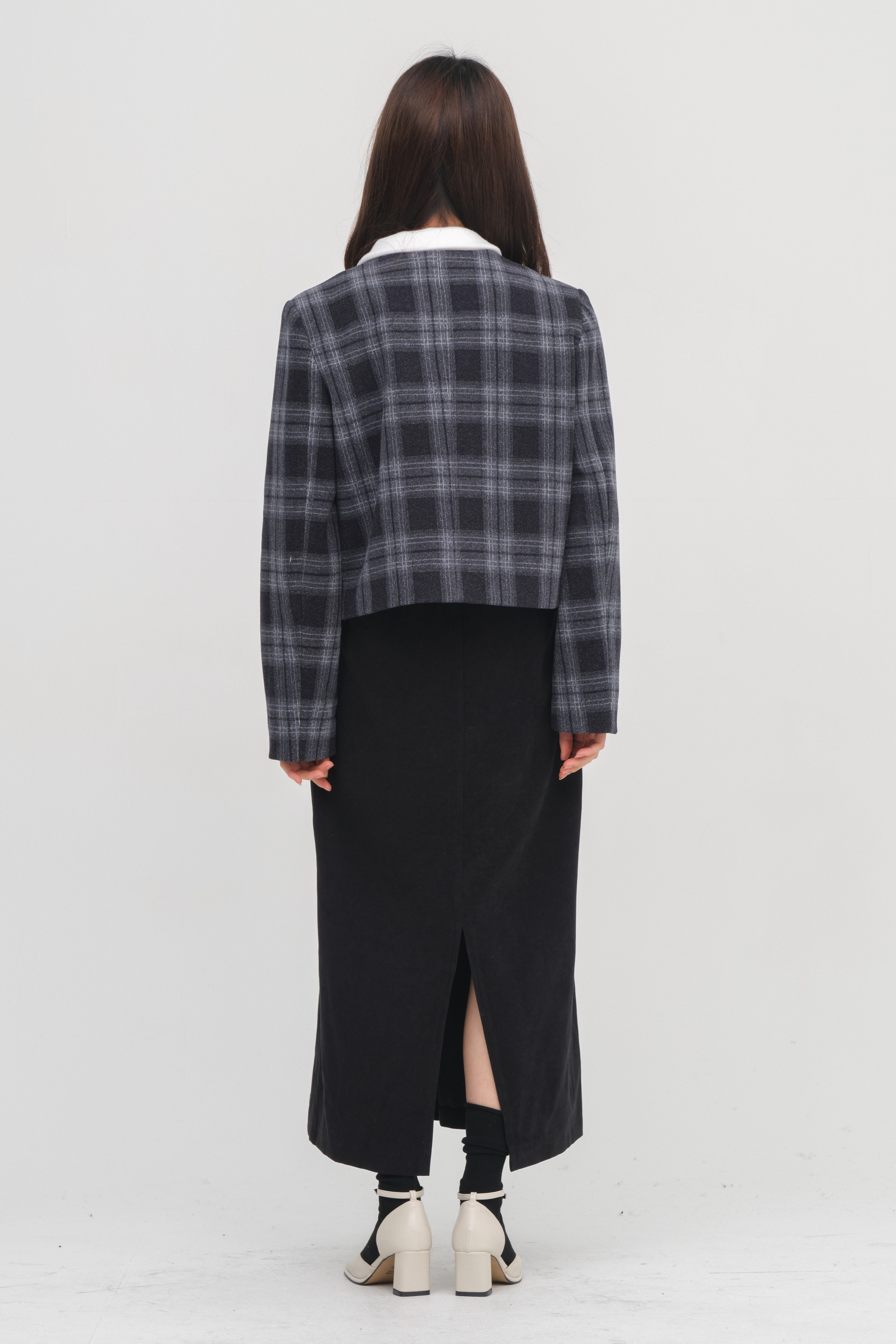 Quadratic Mary Jane Mid Heels