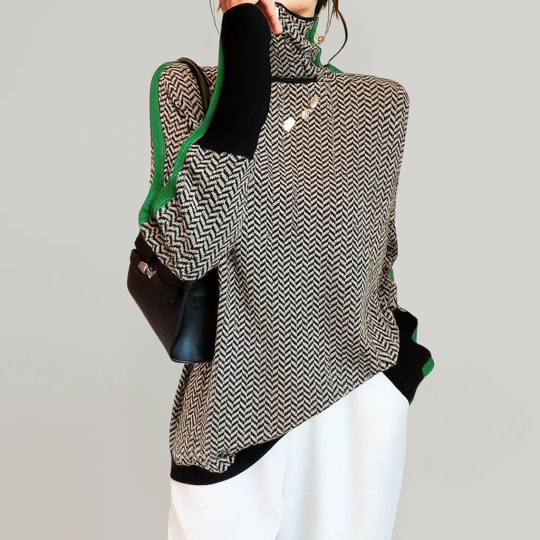 Martina | Pullover with High Collar