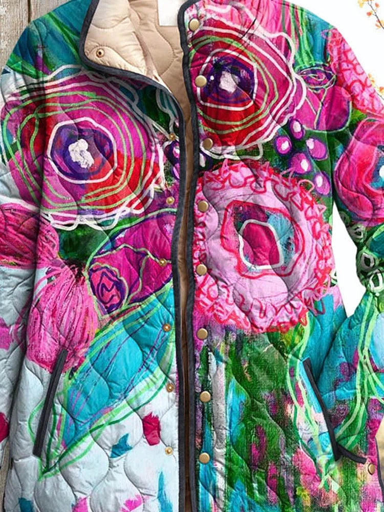 Elegant - Floral Jacket for Everyday Wear