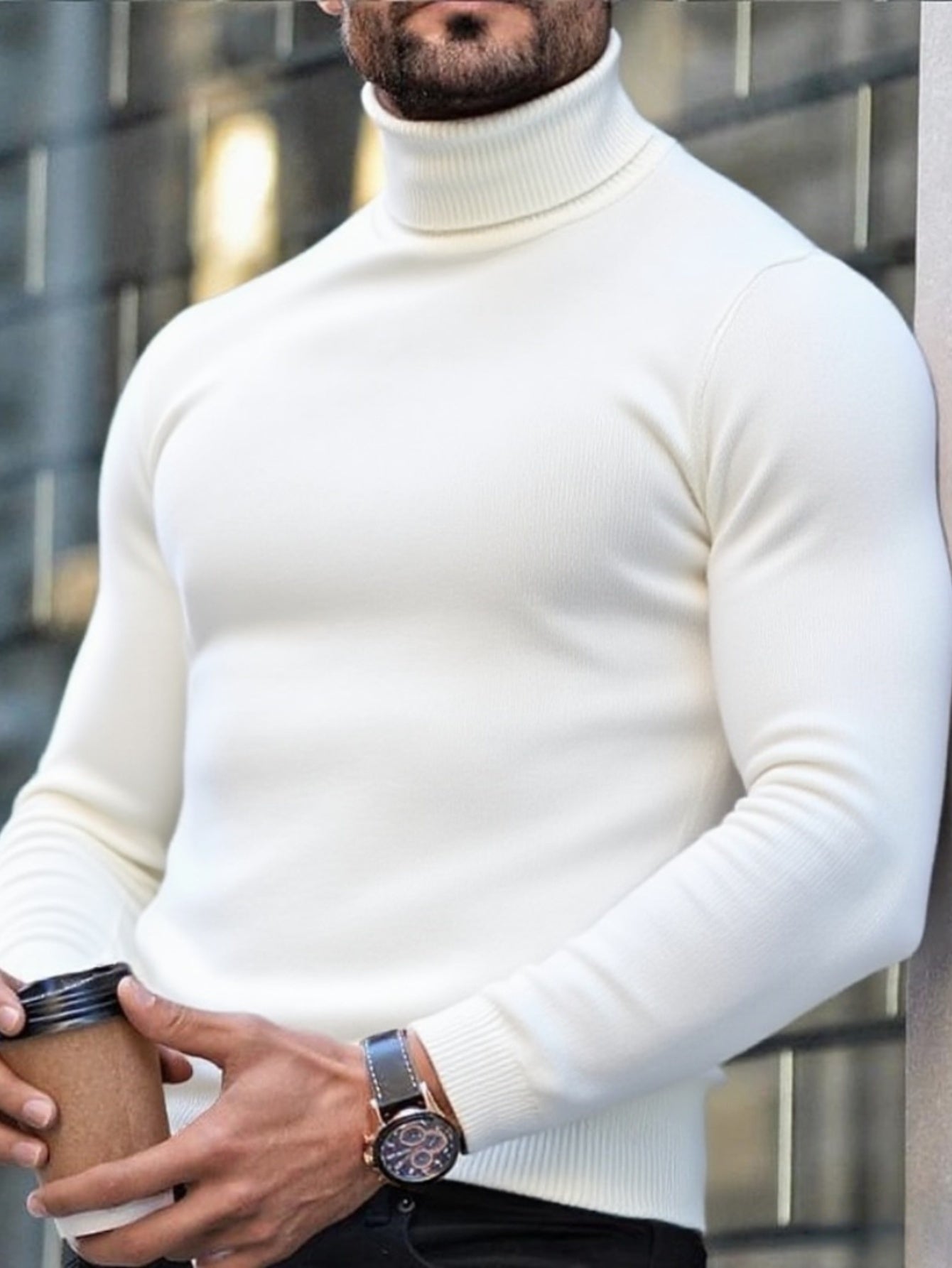 Koef | Turtleneck Pullover with Urban Winter Look