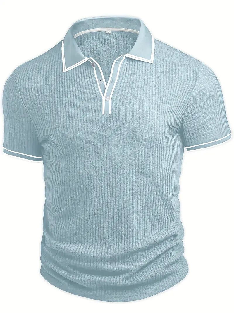 Orestis - Elegant Short Sleeve Polo Shirt