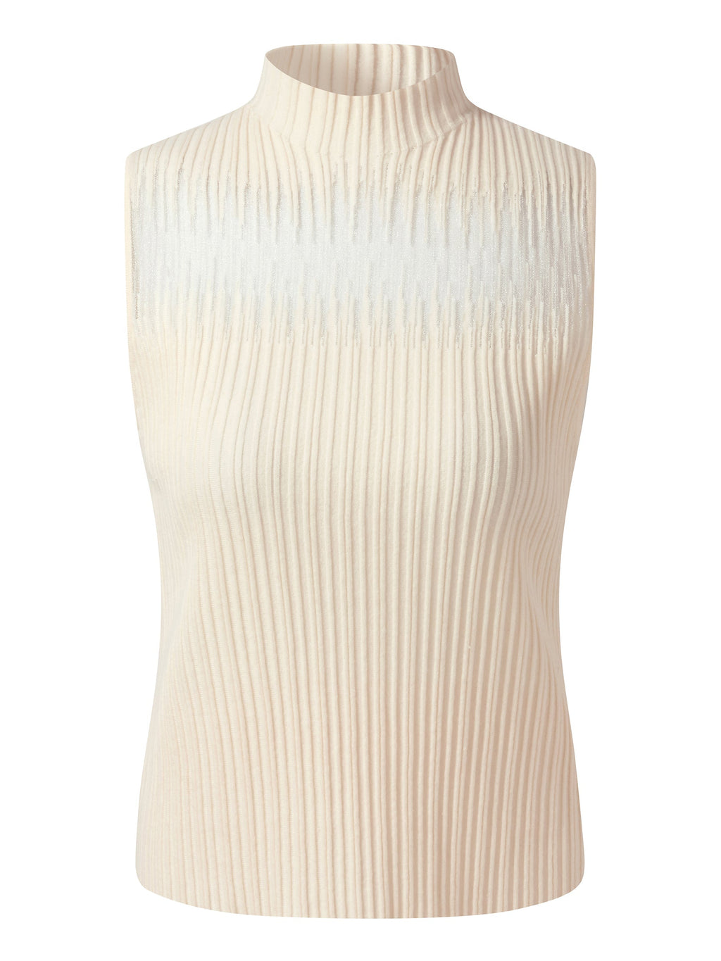 Women's Knit Top with Mock Neck in Tencel Blend