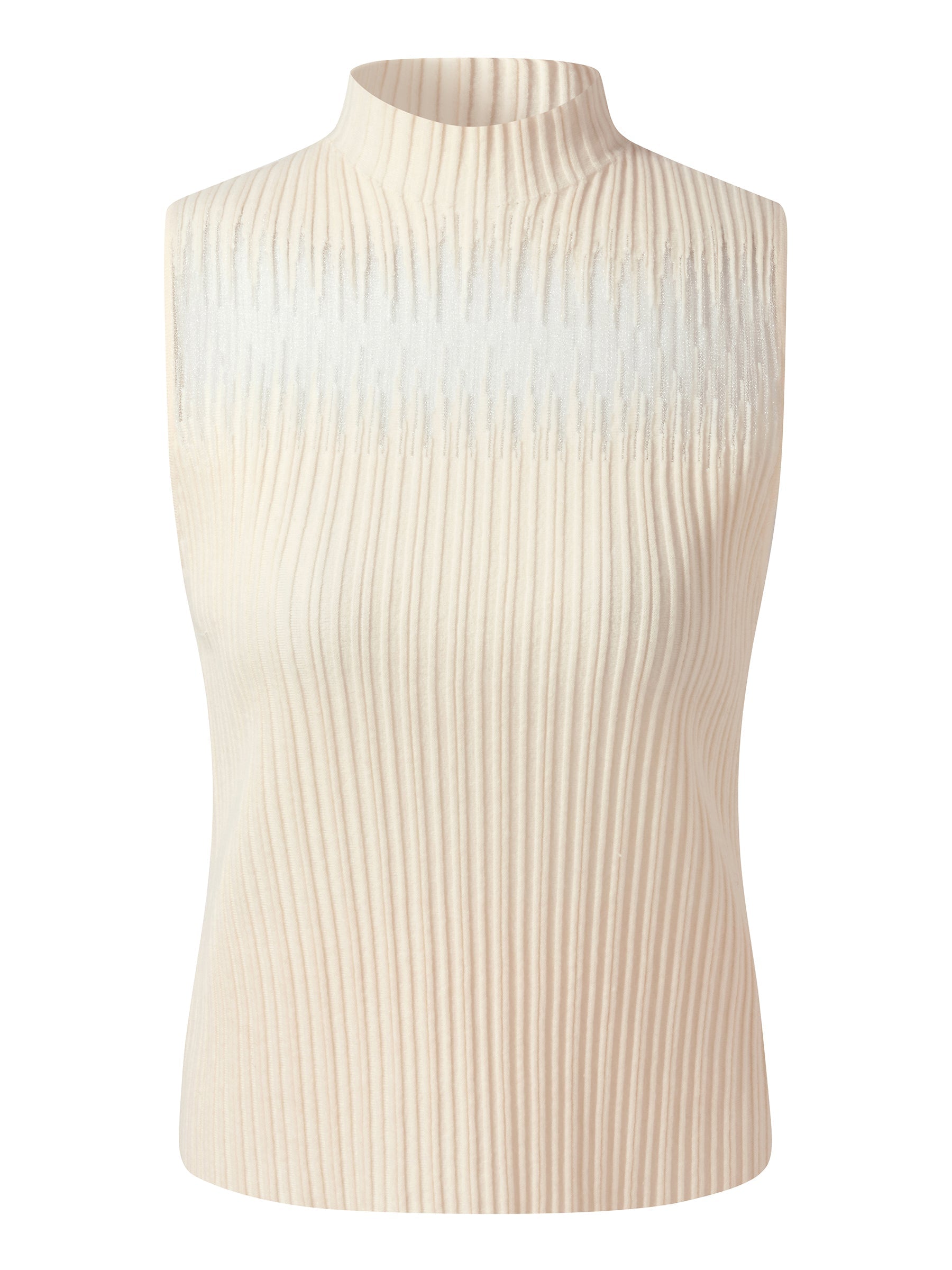 Women's Knit Top with Mock Neck in Tencel Blend