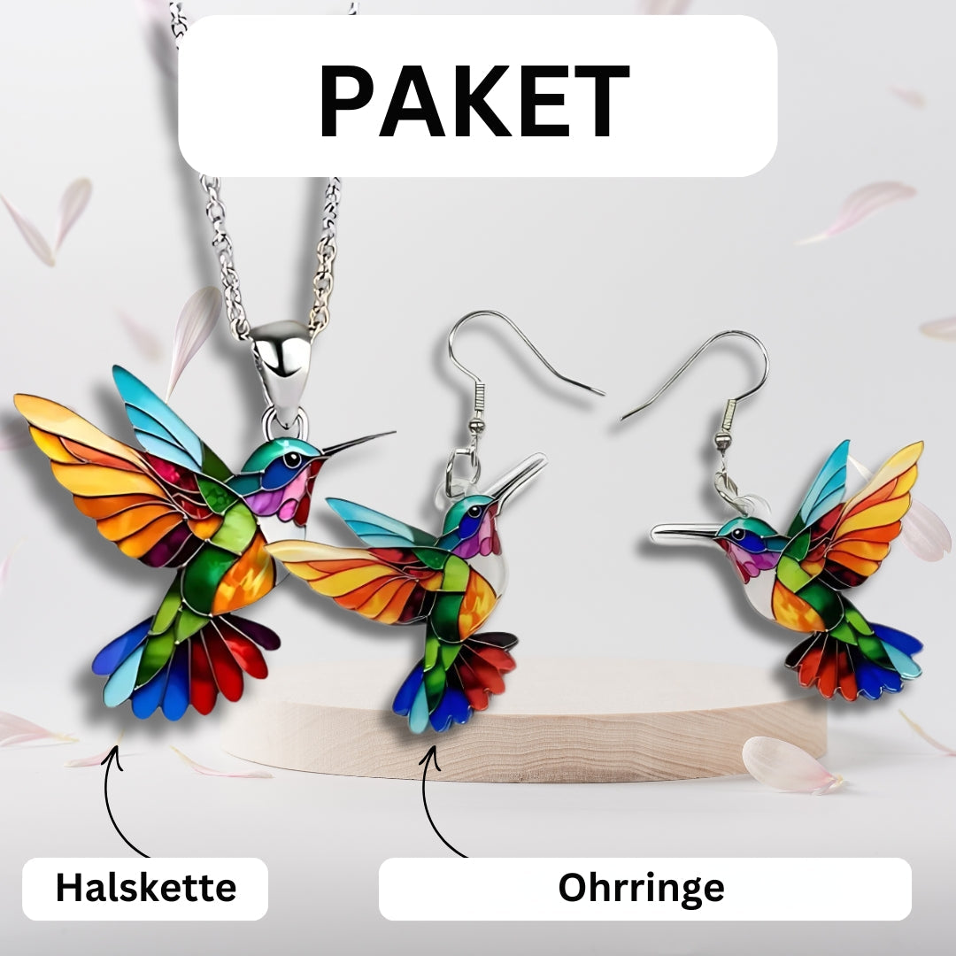 Samantha | Elegant Hummingbird Necklace