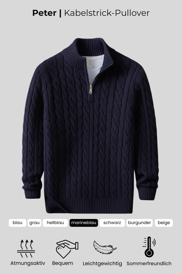Peter | Cable Knit Sweater