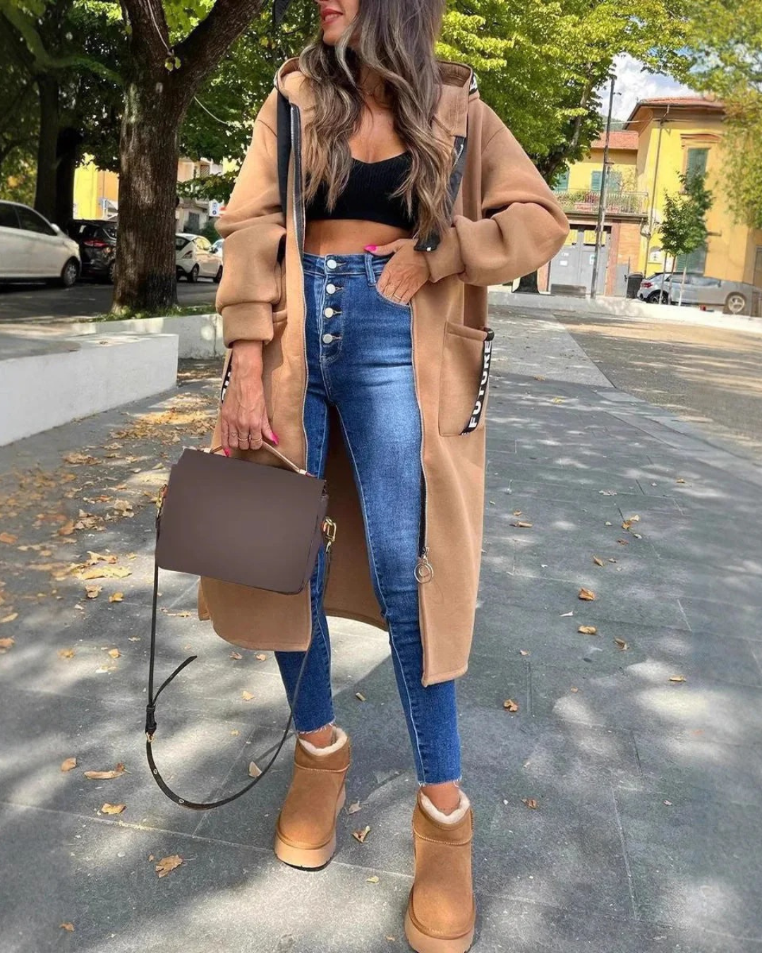Marina | Long Hoodie Sweatshirt