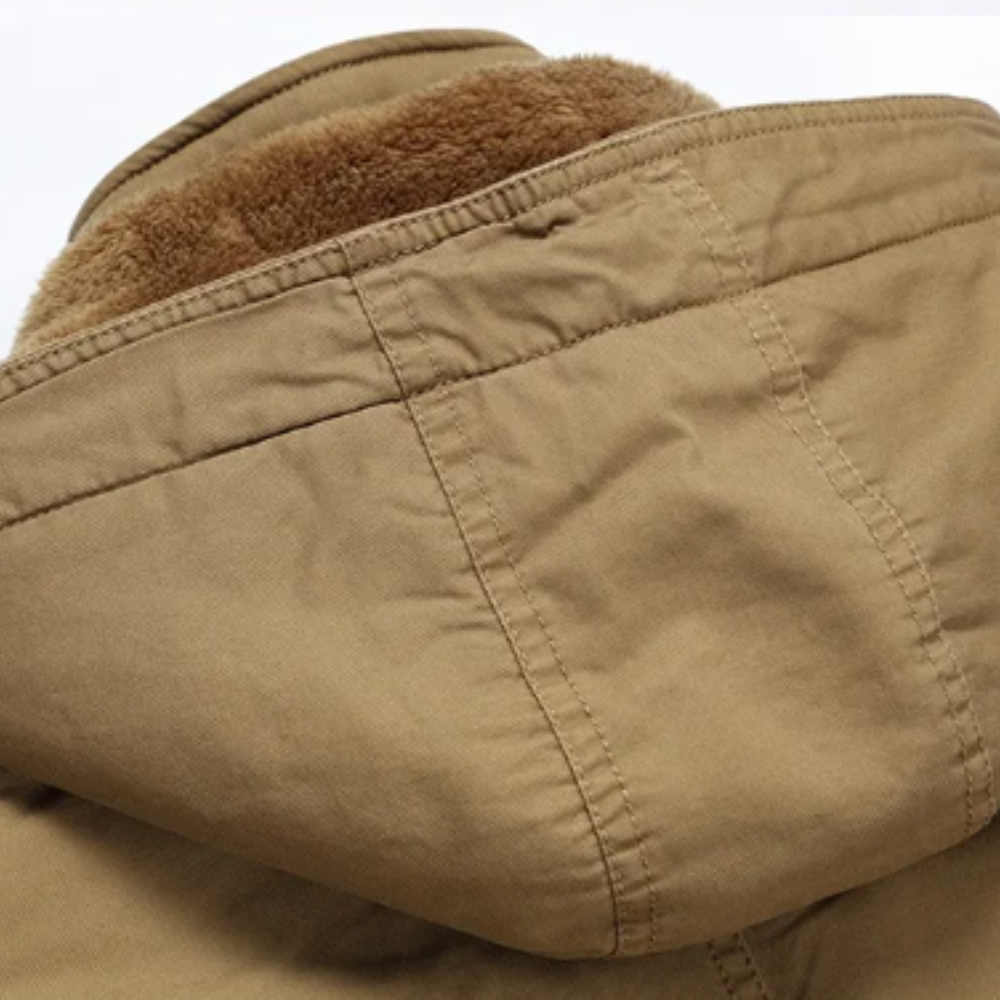 Elegant Cotton-Lined Winter Jacket