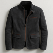 Flame | Suede Jacket with Pockets
