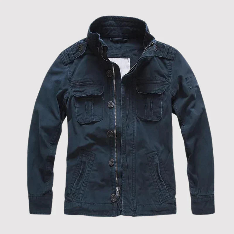 Sullivan Retro Denim Jacket – Casual Men's Jeans Jacket in Vintage Style