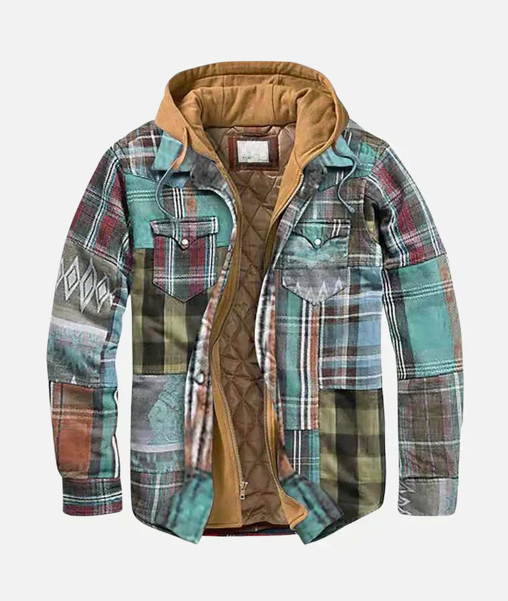 RICHARD Checked Patchwork Jacket