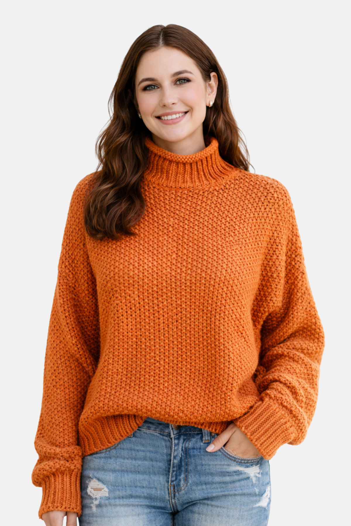 Olivia | Pullover with High Collar