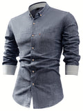 Nolan Long Sleeve Shirt with Buttons