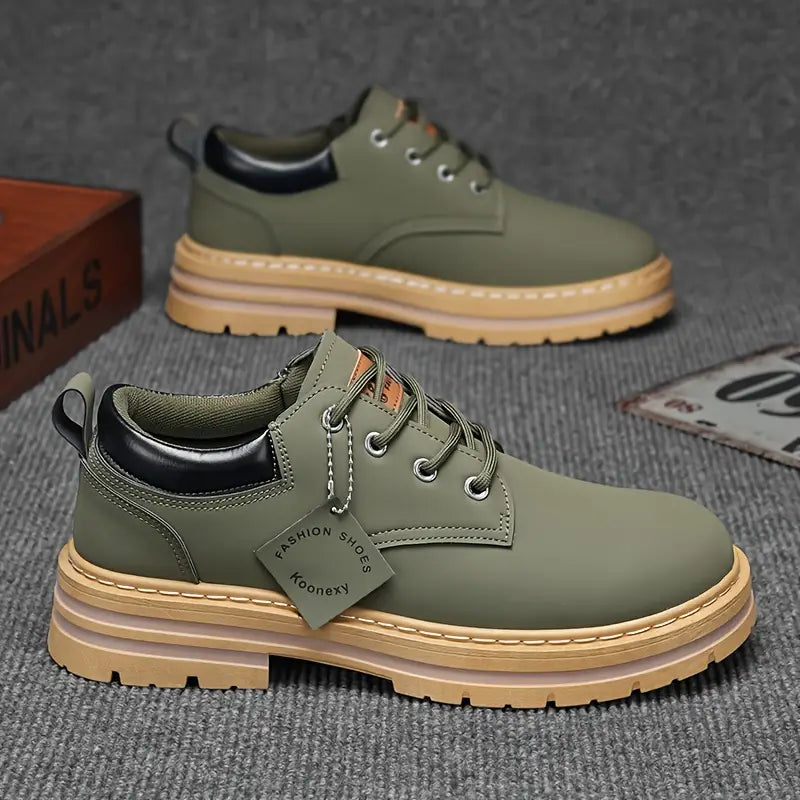 Trevino Classic Lace-Up Shoes with Round Toes