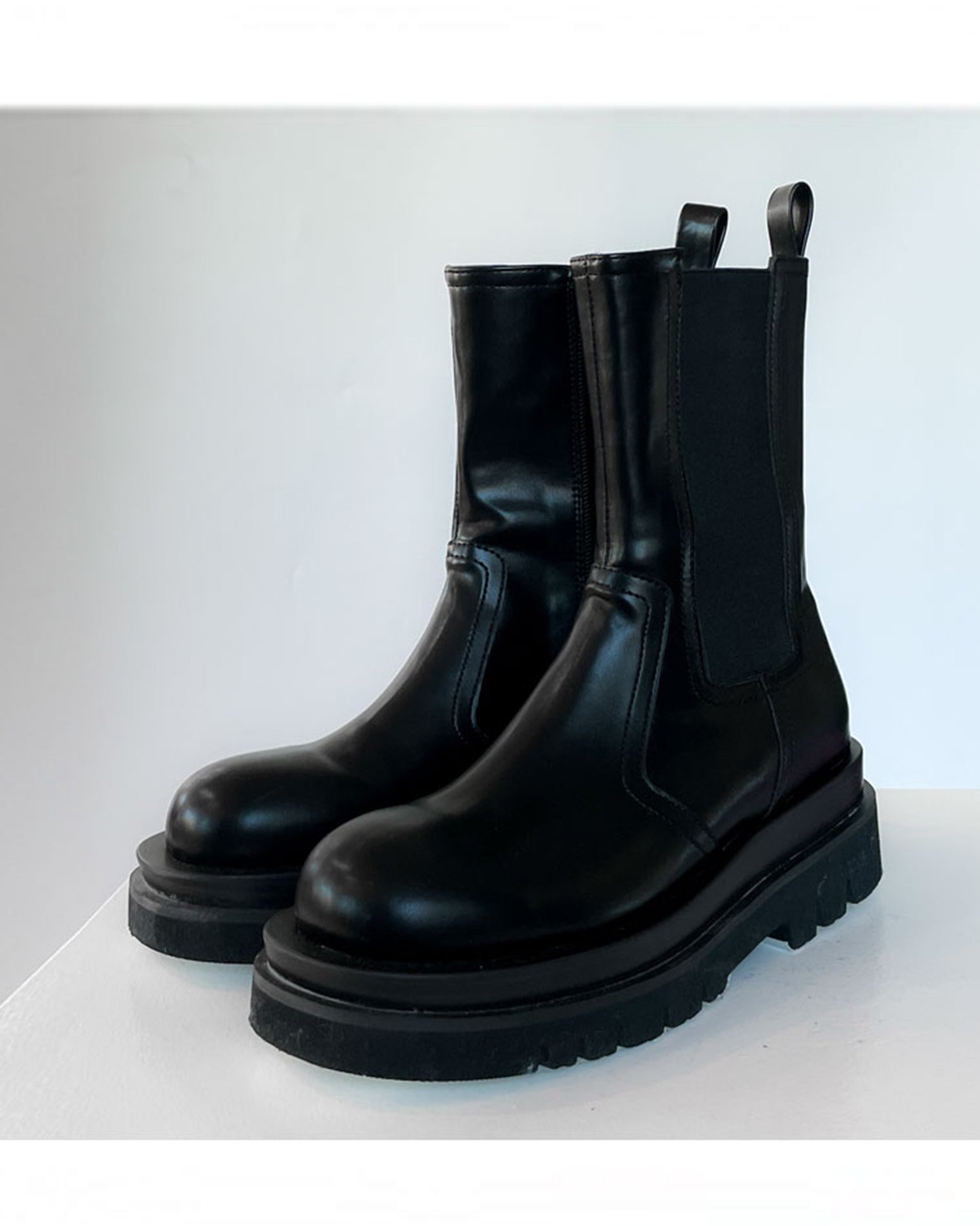 Elastic Wedge Ankle Zipper Boots CJ305