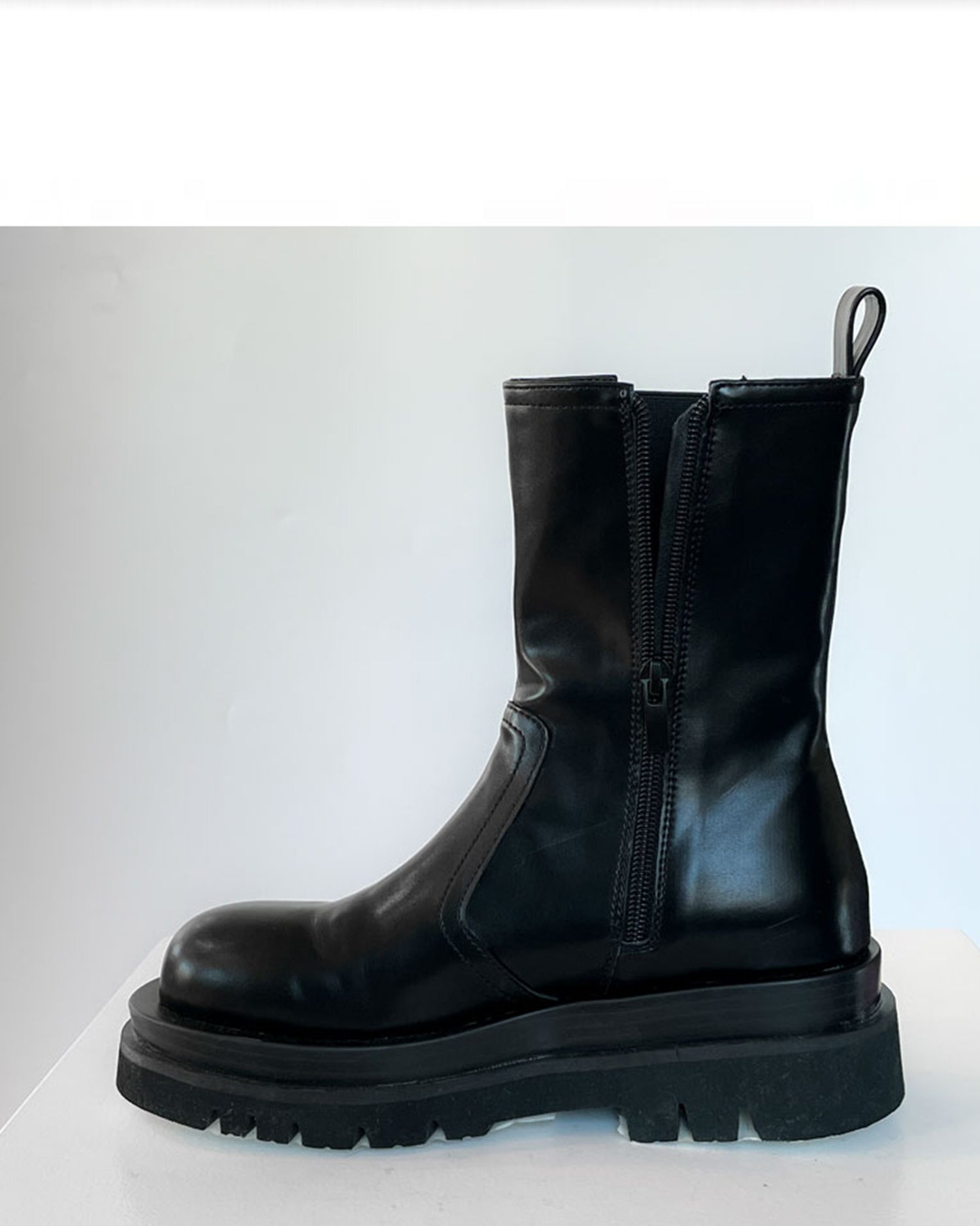 Elastic Wedge Ankle Zipper Boots CJ305