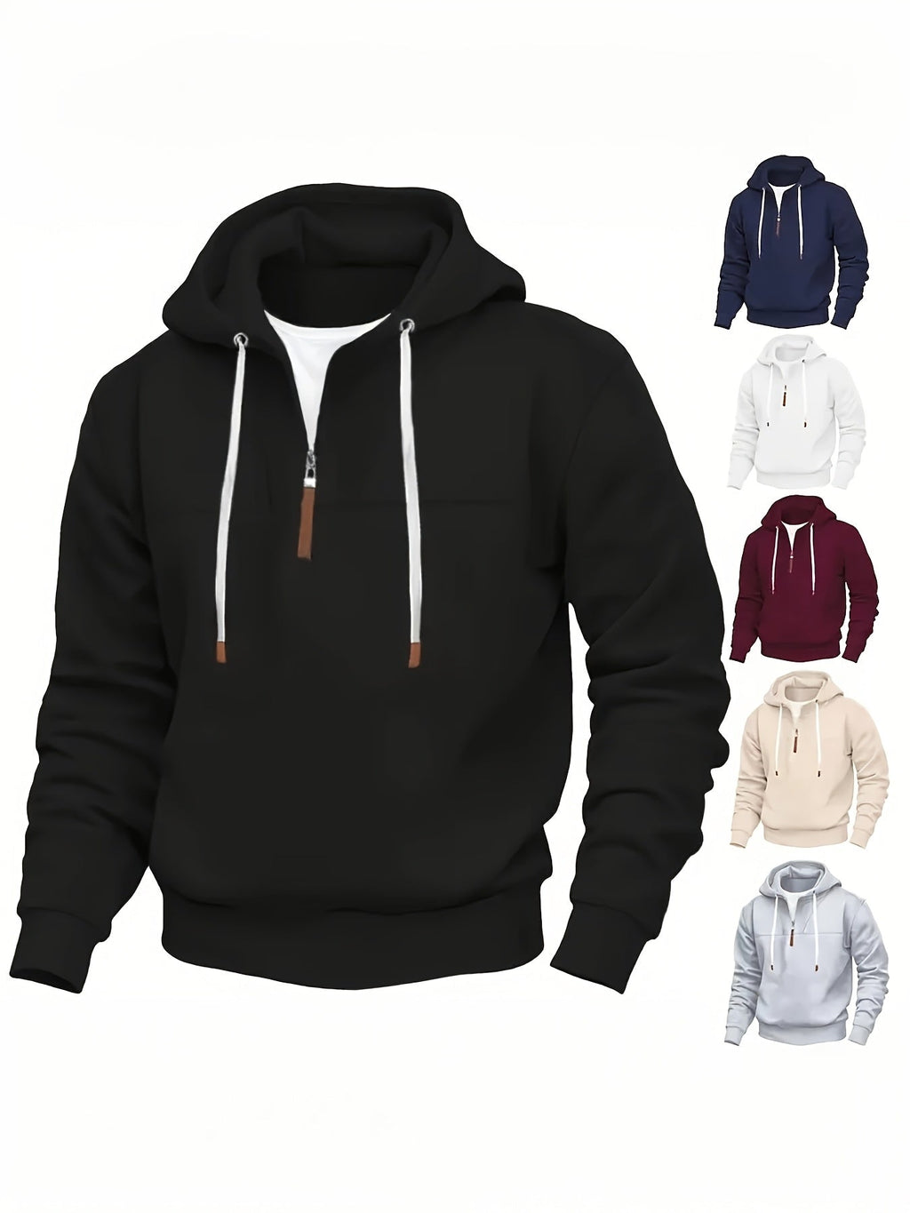 Kolton – Hoodie with Half-Zip