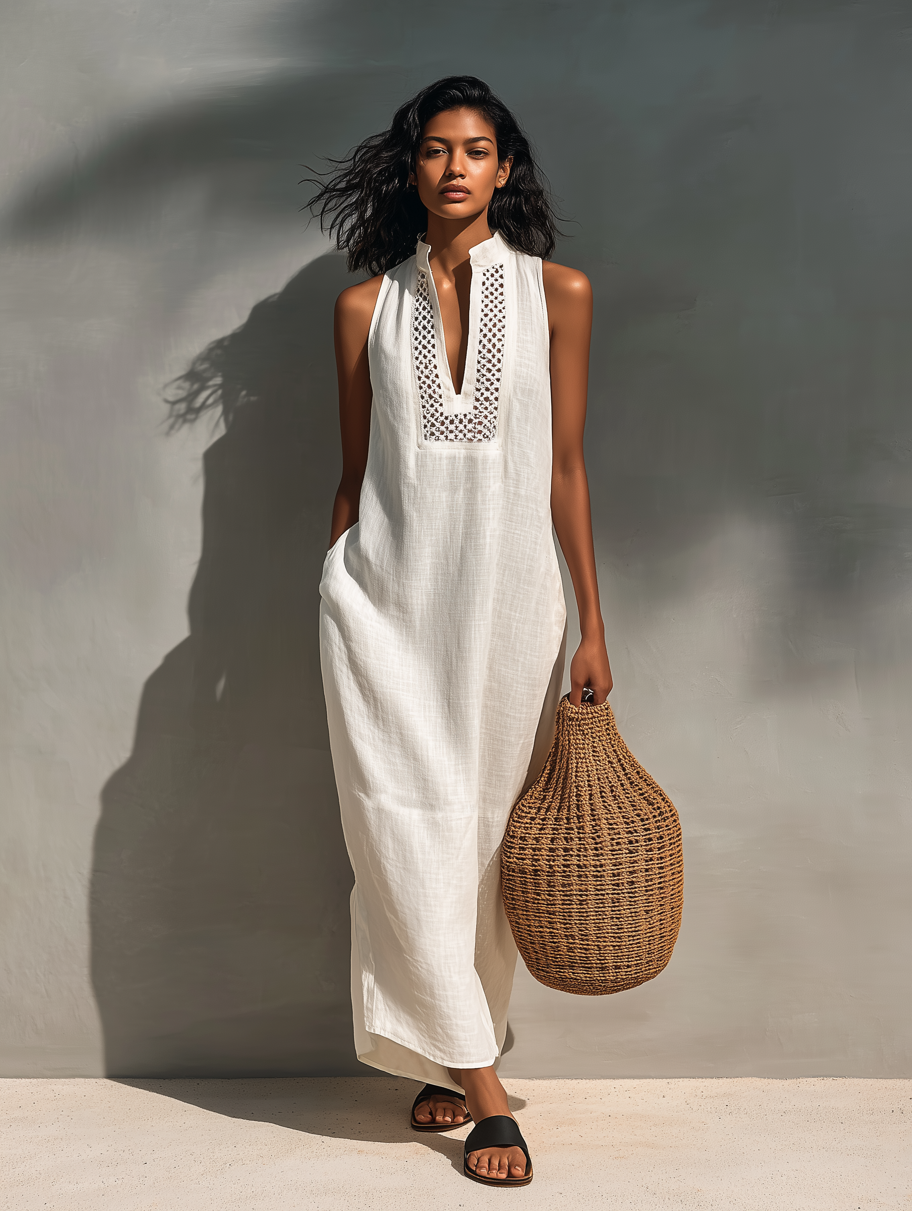 Minie | Long Sleeveless Dress