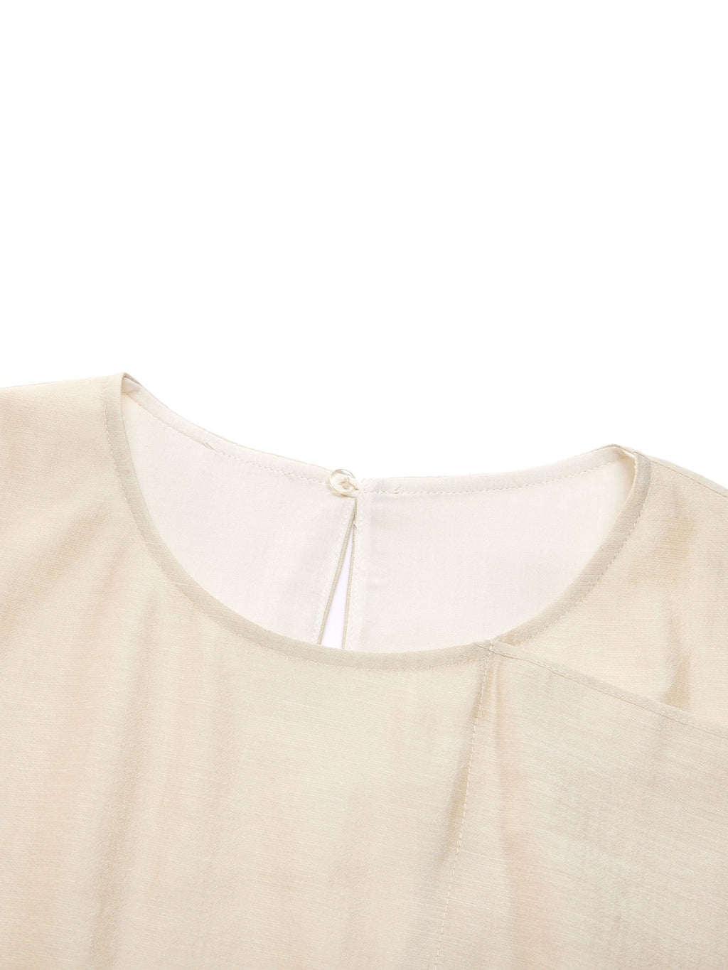 Women's top with ruffles made of lyocell blend