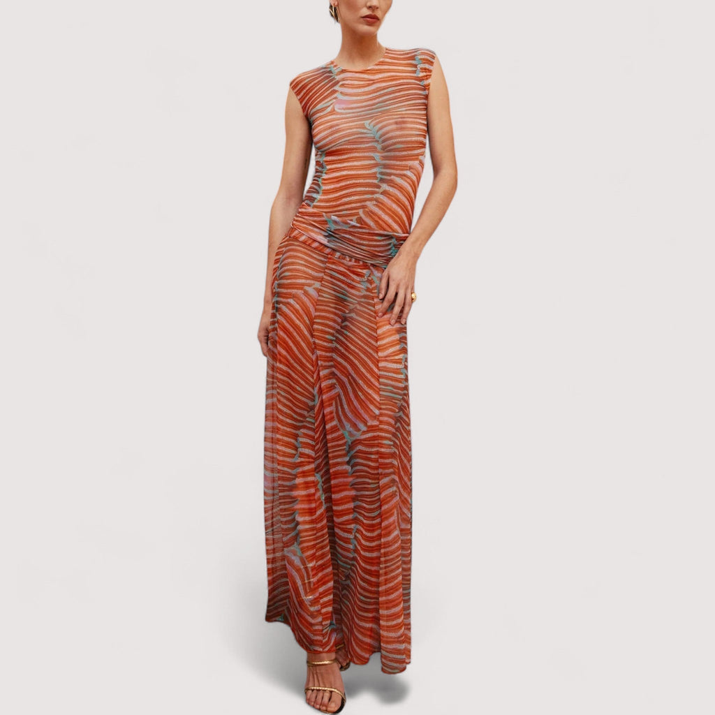 Ladies Set – Top & Skirt, Elegant & Figure-Hugging