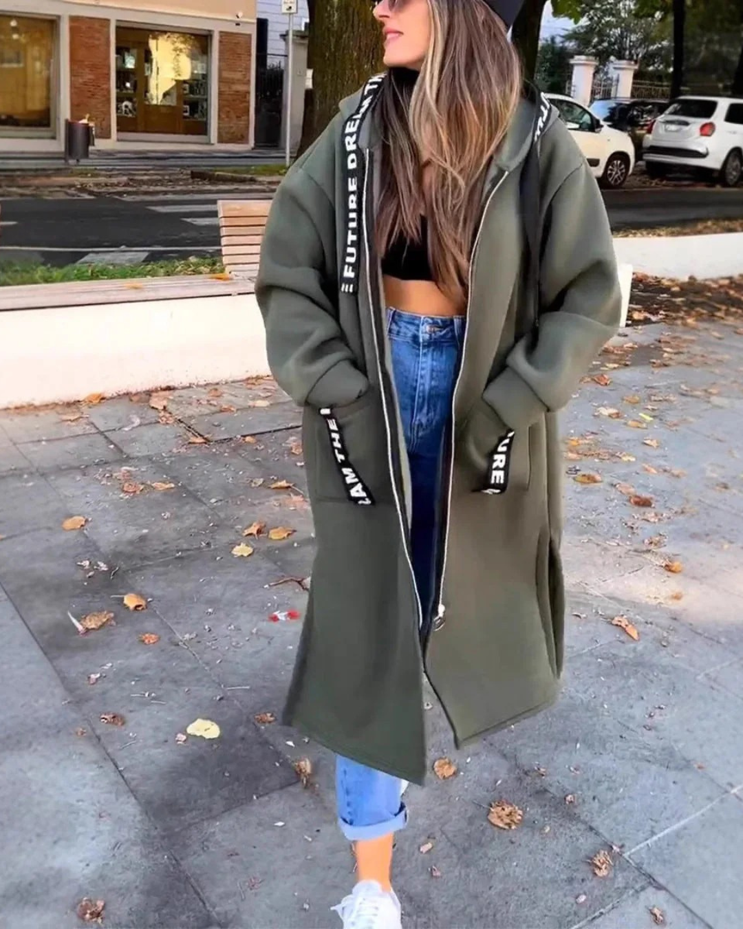 Marina | Long Hoodie Sweatshirt