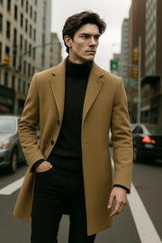 Karlo | Single-Breasted Solid Color Jacket