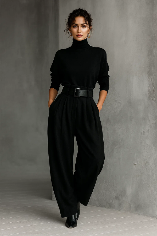 Melian | Jumpsuit with Turtleneck