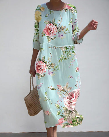 Miranda | Elegant Floral Dress