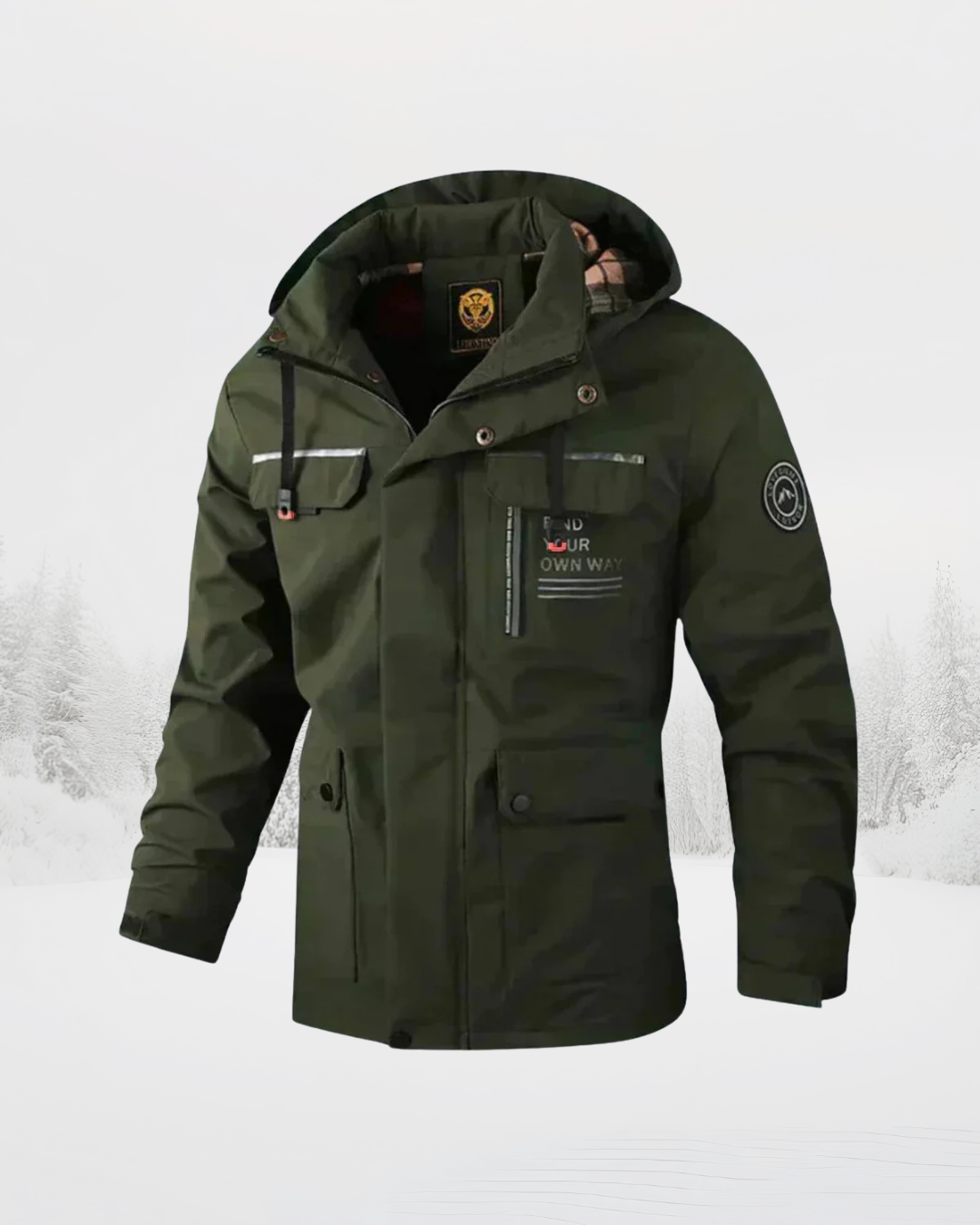 Harden | Men's Winter Jacket with Hood