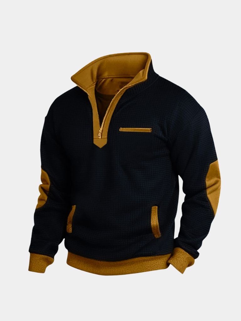 Collar | Pullover with Quarter Zipper