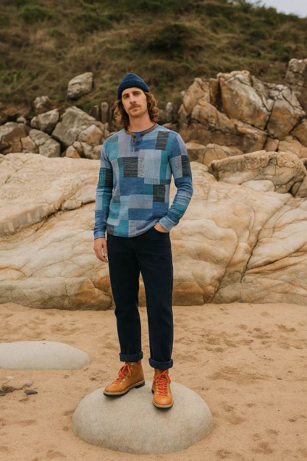 Aubert | Elegant Henley Shirt
