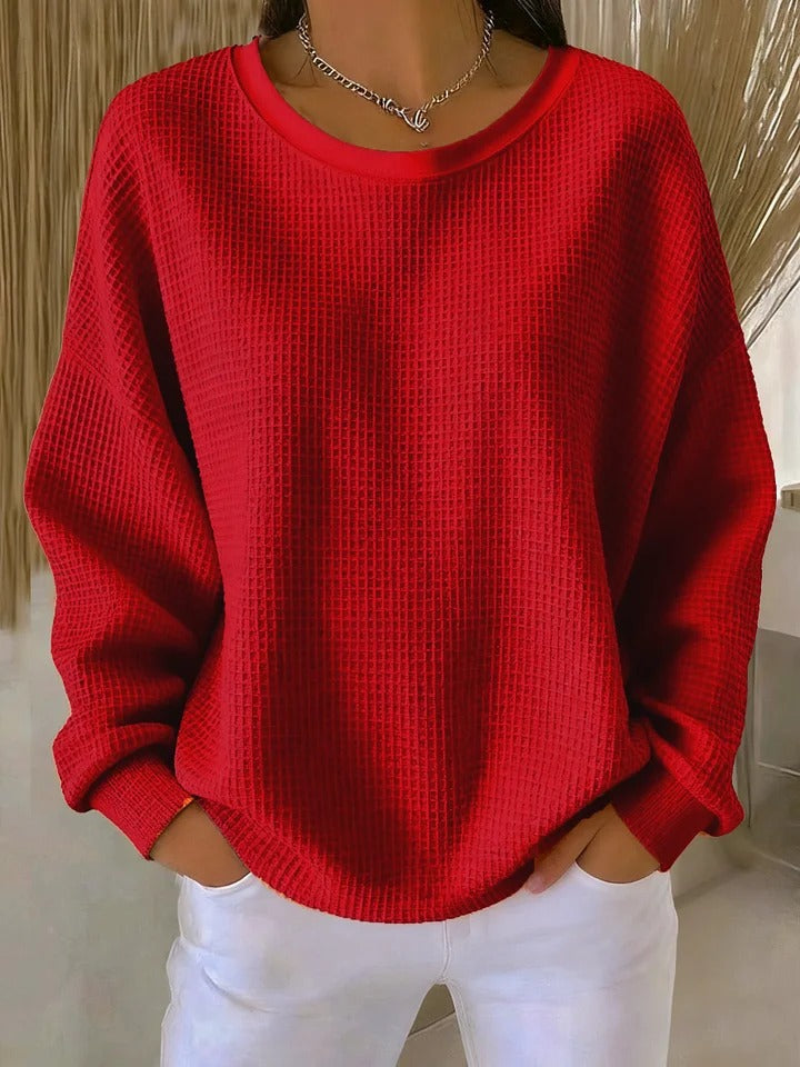 Elora | Textured Sweatshirt