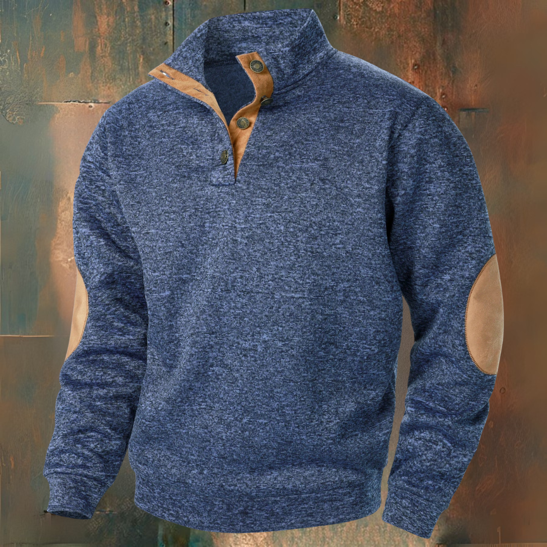 René | Sweater with Suede Details