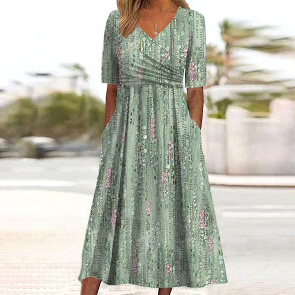 Plant Magic Midi Dress
