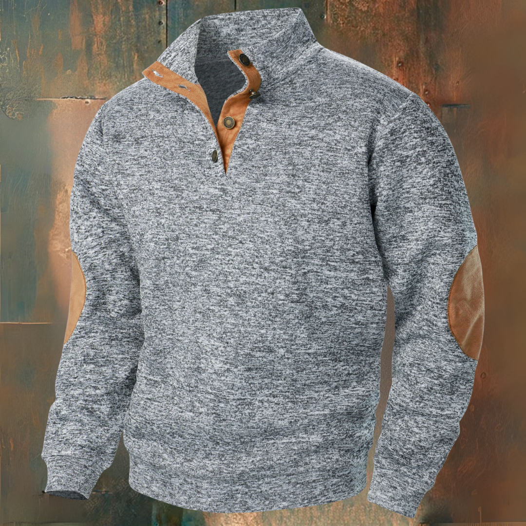 René | Sweater with Suede Details