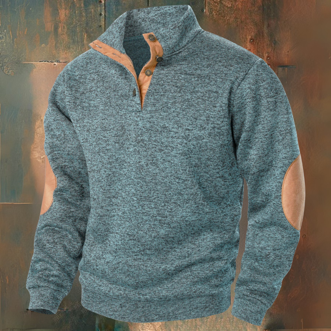 René | Sweater with Suede Details