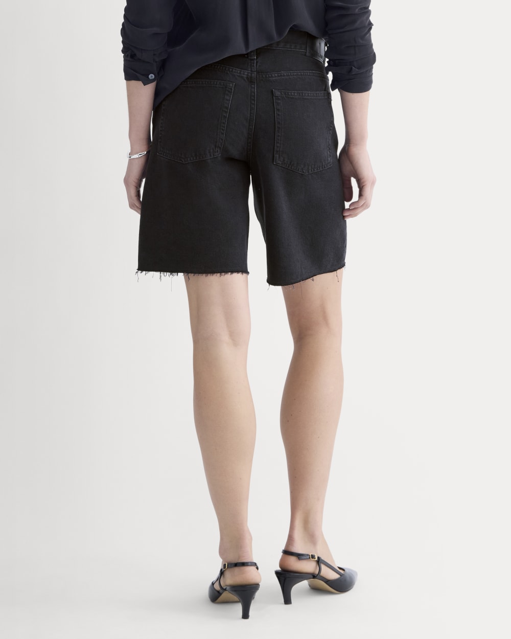 OG Baggy Jean Short Pants | Black Prane
